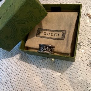 Authentic Gucci ring size 18